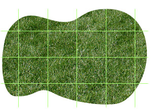 Measuring an odd-shaped lawn