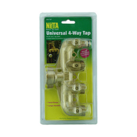 Brass 4 way tap