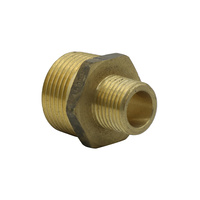 Hex Reducing Nipple Brass 25x15