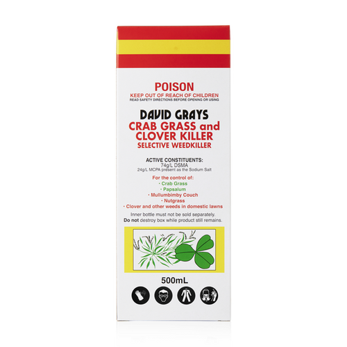 David Grays Crab Grass and Clover Killer