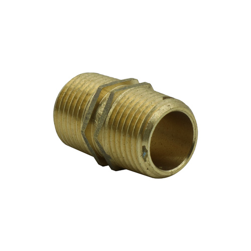 Hex Nipple Brass 15 mm